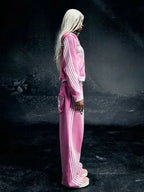 COZY WORLDWIDE ROYAL KNIGHT CLUB WAXED TRACKSUIT PINK