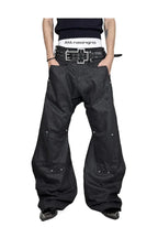 Silver Thread Metal A Shaped Curved Knife Original Cow Cut Denim