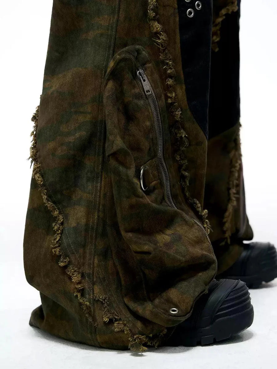 Special shaped camouflage jeans