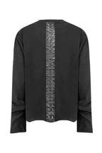 Thorny Sculpted Wash Perforated Long Sleeved T-shirt