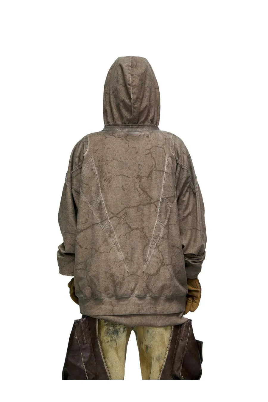 Vintage sun totem distressed hoodies