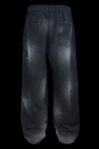 [99CLUB]Snarling Dog Print Sweatpants